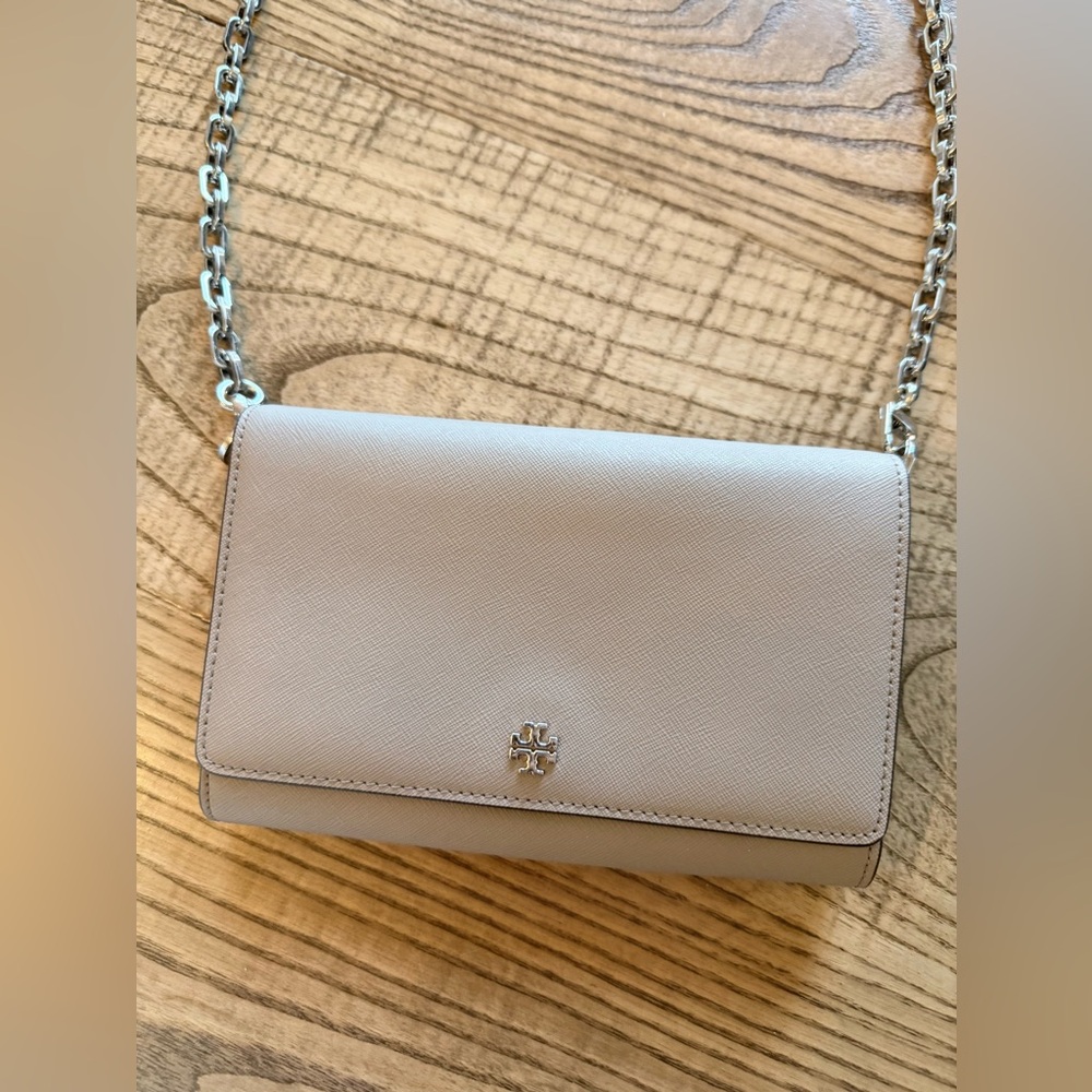 Tory Burch Taupe Crossbody Bag